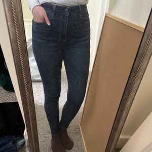 Bundle 3/$45 - American Eagle Outfitters Super Hi-Rise Dark Blue Skinny Jeans